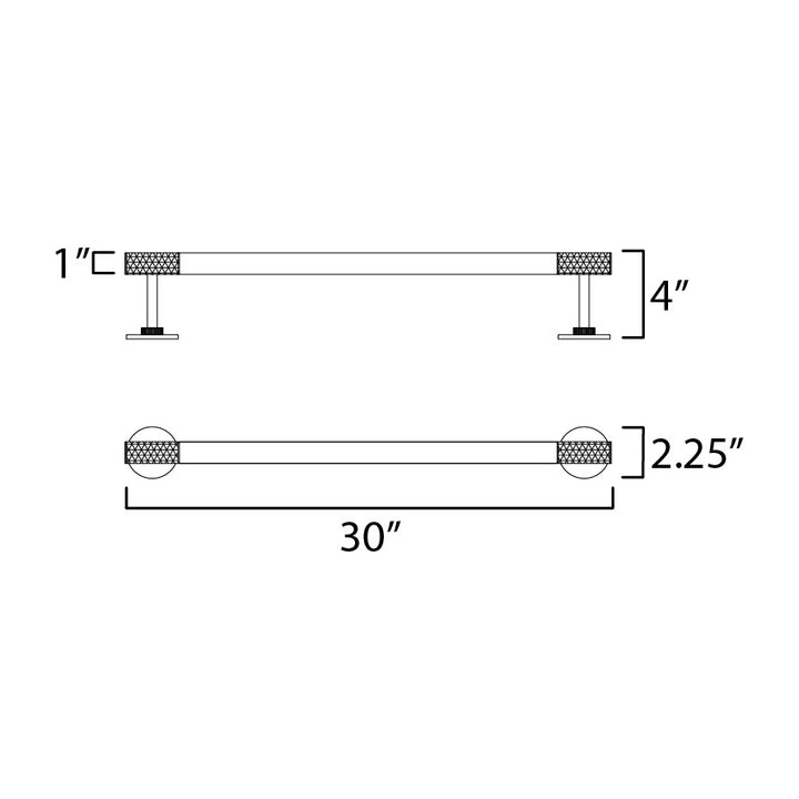 Purist Presa LED Picture Light by Studio M Lighting – line drawing