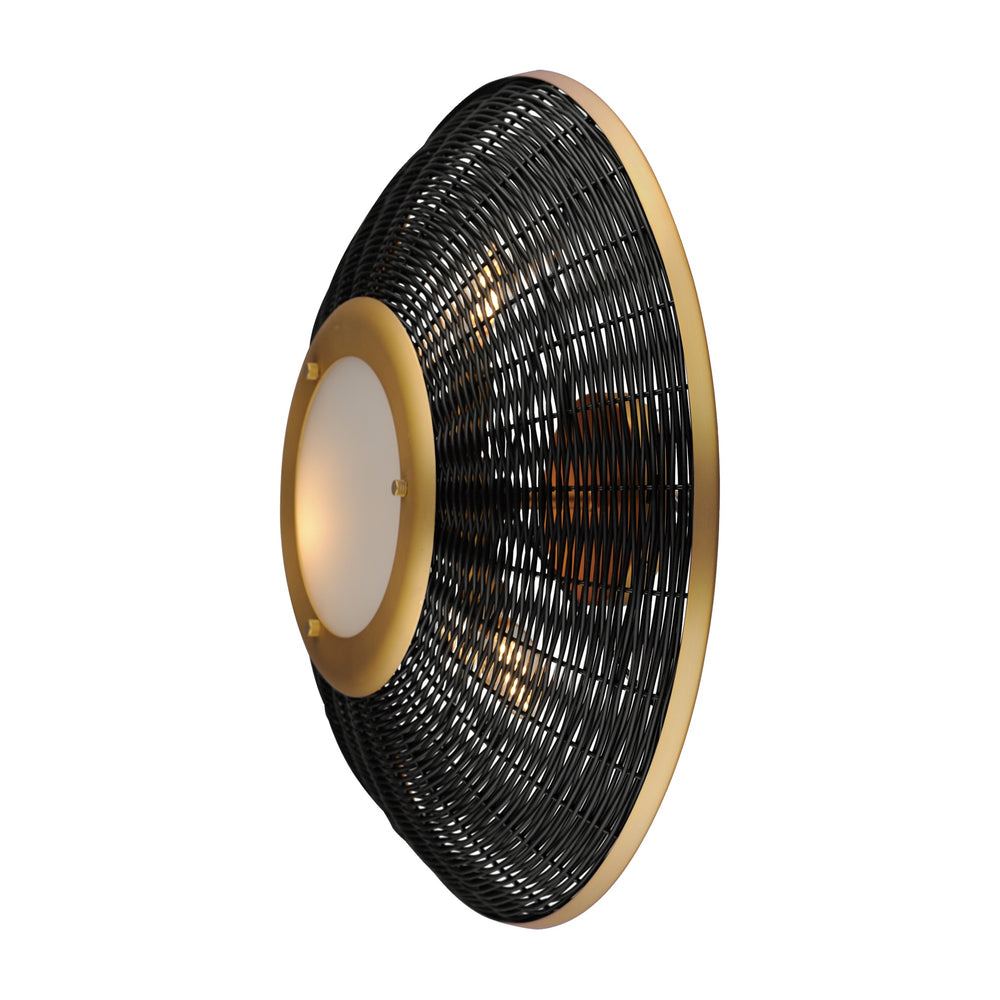 Rattan 20 Wall Sconce/Semi Flush Mount by Studio M Lighting