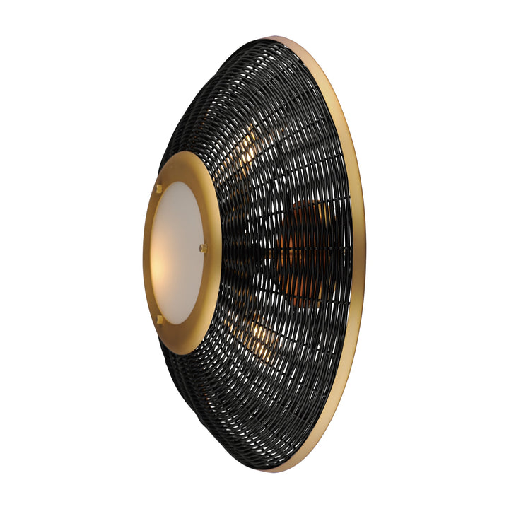 Rattan 20 Wall Sconce/Semi Flush Mount by Studio M Lighting
