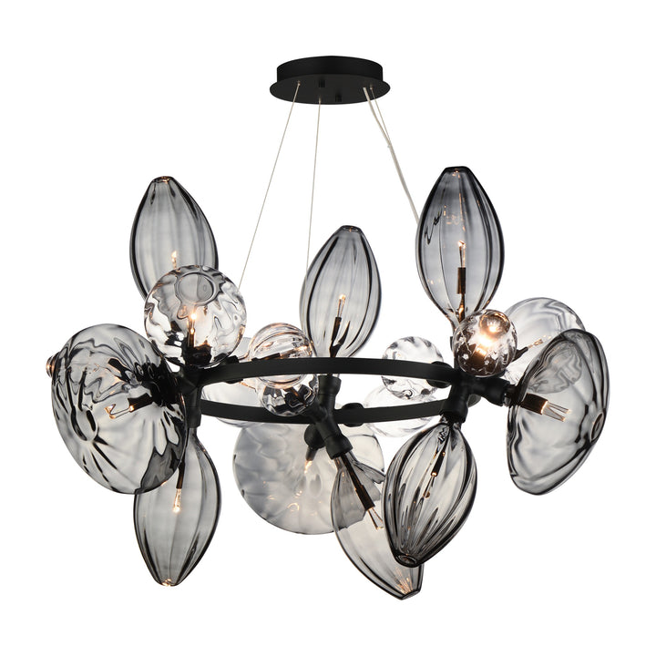 Ray Dance Cluster Ray Dance 18-Light 3 Cluster LED Pendant by Studio M Lighting