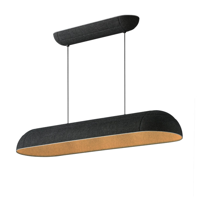 Wimbledon 41 LED Linear Pendant by Studio M Lighting in Dark Gray