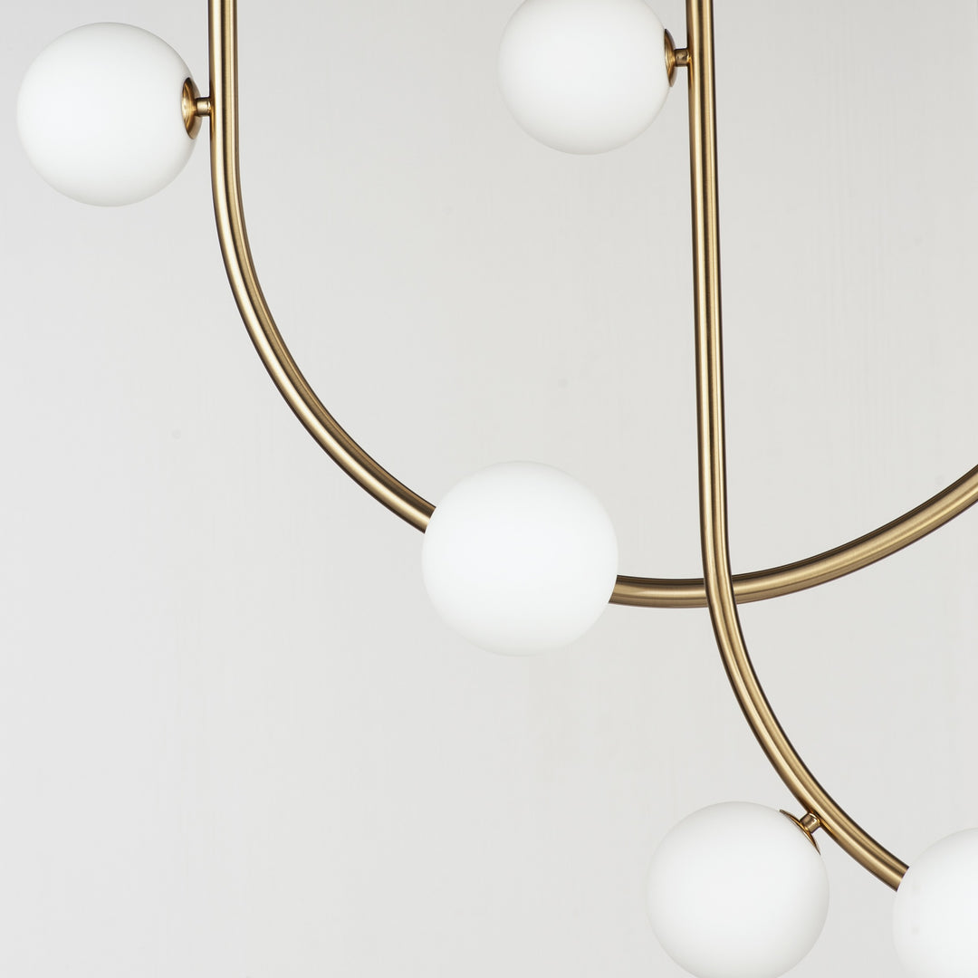 Contour 14-Light Fixed Stem Ceiling Light by Studio M Lighting – lifestyle
