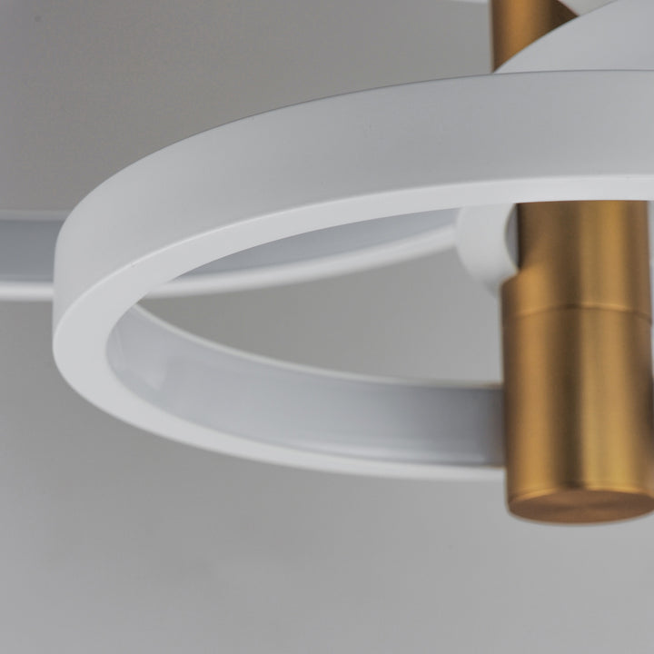 Hoopla LED Semi Flush Mount by Studio M Lighting – lifestyle