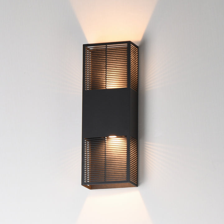 Grate 18 LED Outdoor Wall Sconce by Studio M Lighting – lifestyle