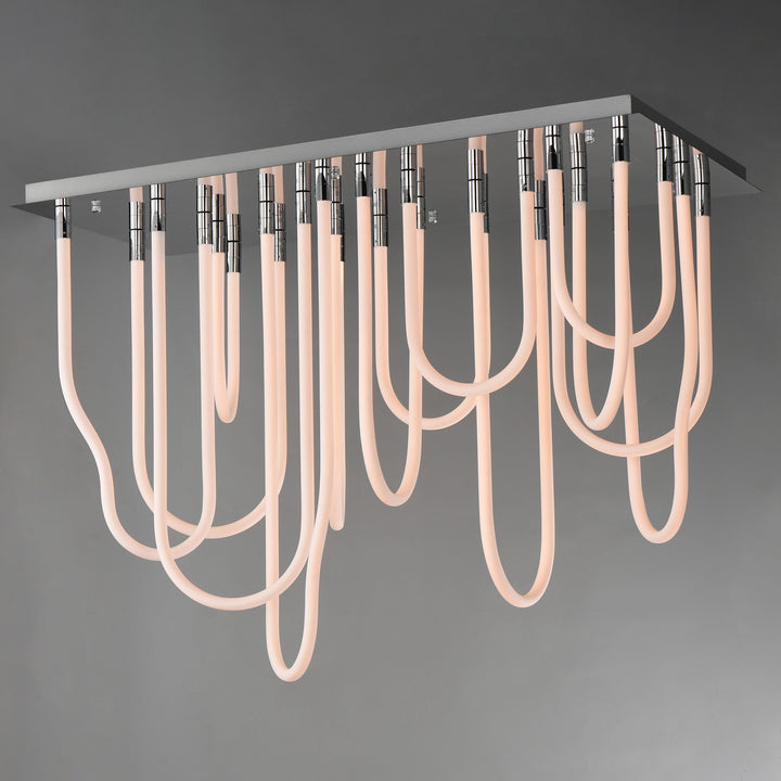 Soleil 14-Light LED SQ Flush Mount by Studio M Lighting – lifestyle