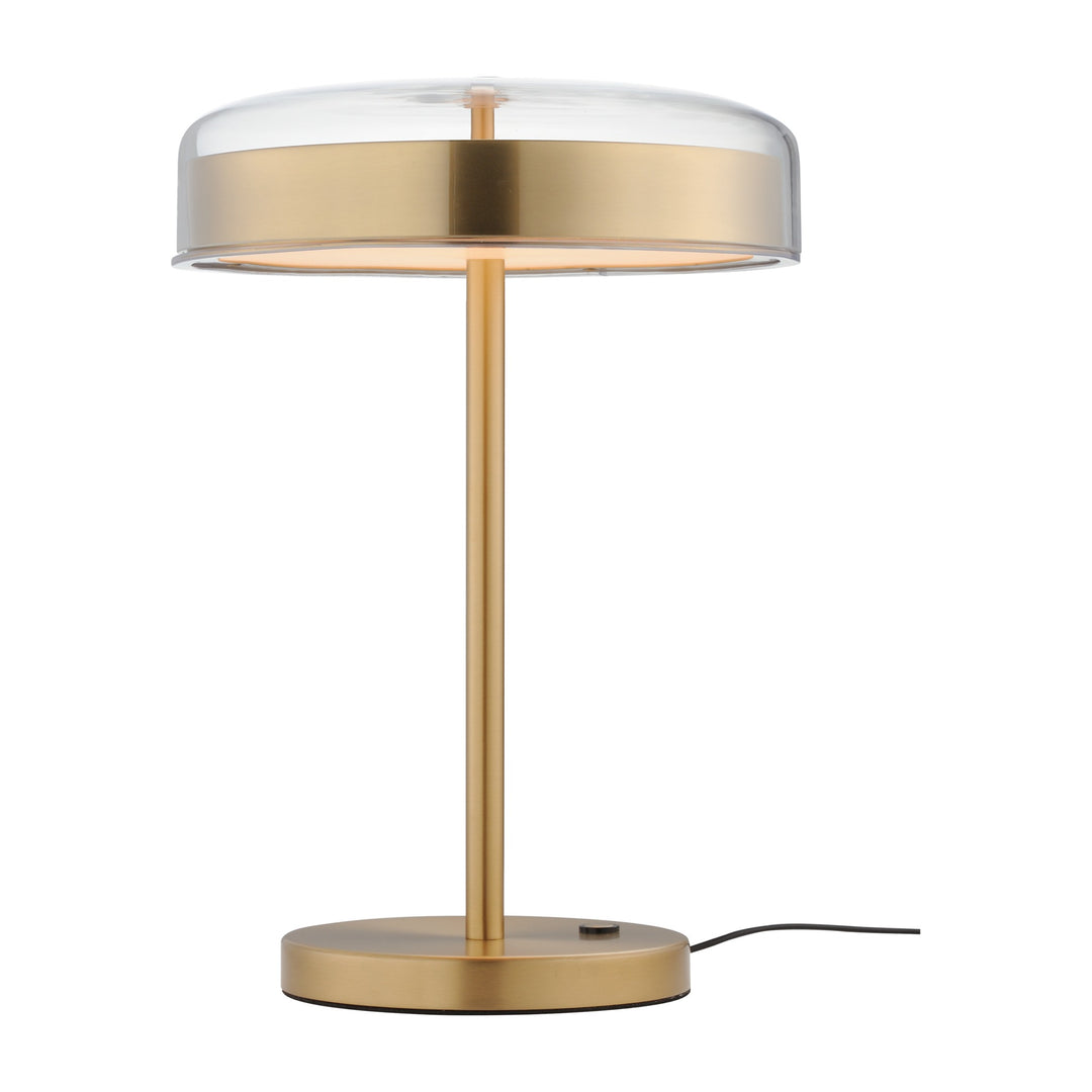 Voto LED Table Lamp by Studio M Lighting in Natural Aged Brass