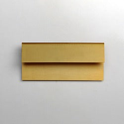 Natural Aged Brass Folded Sconce by Studio M Lighting – lifestyle