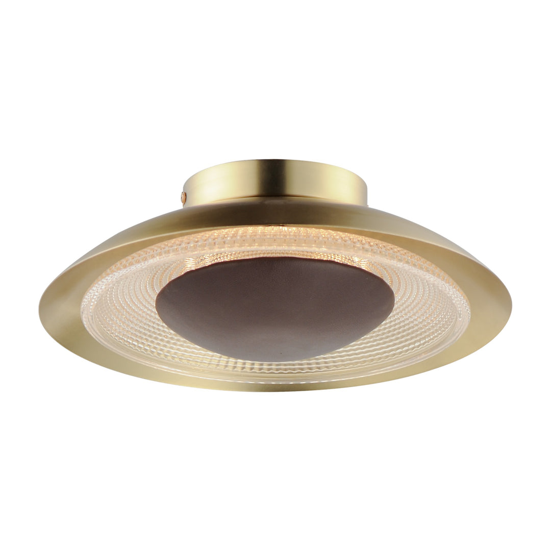 Prismatic 16" Surface Mount by Studio M Lighting in Natural Aged Brass
