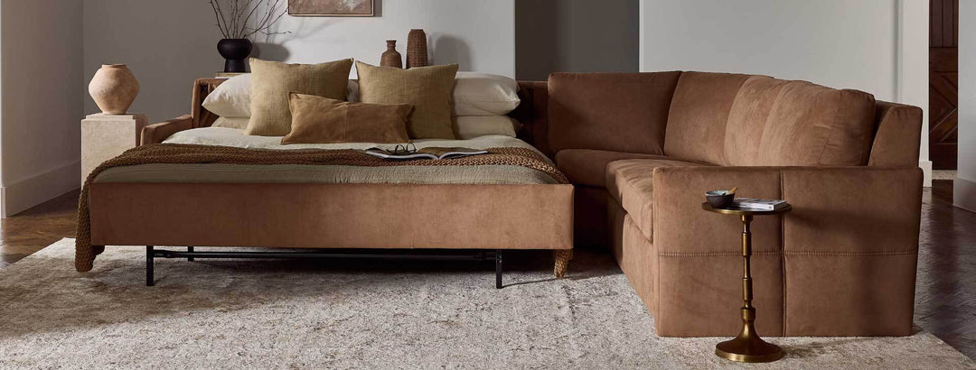 Bentley Comfort Sleeper Sectional Sleeper Sofas American Leather
