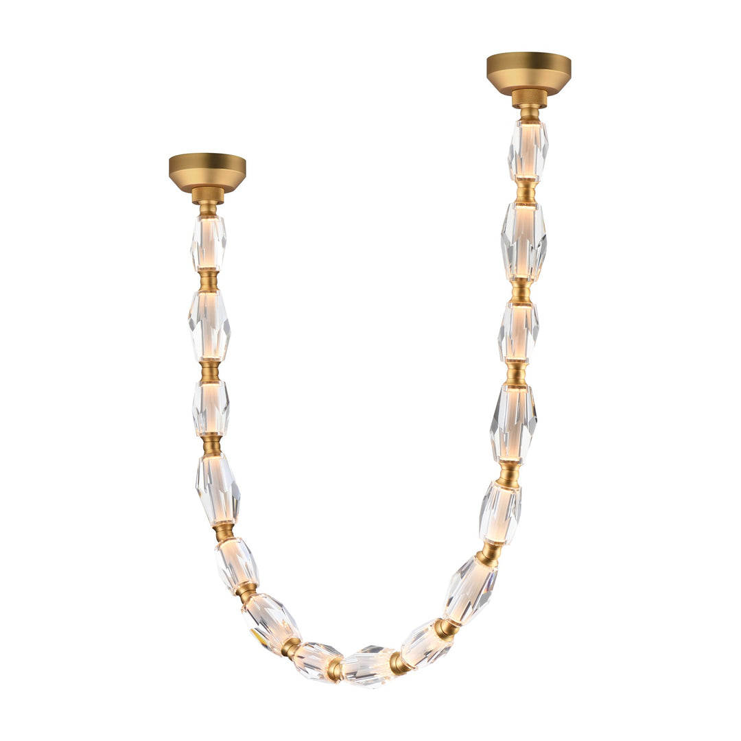 Dolce Vita 84" LED Pendant by Studio M Lighting in Gold