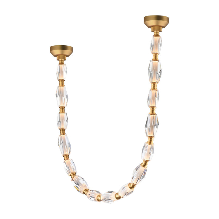 Dolce Vita 84" LED Pendant by Studio M Lighting in Gold