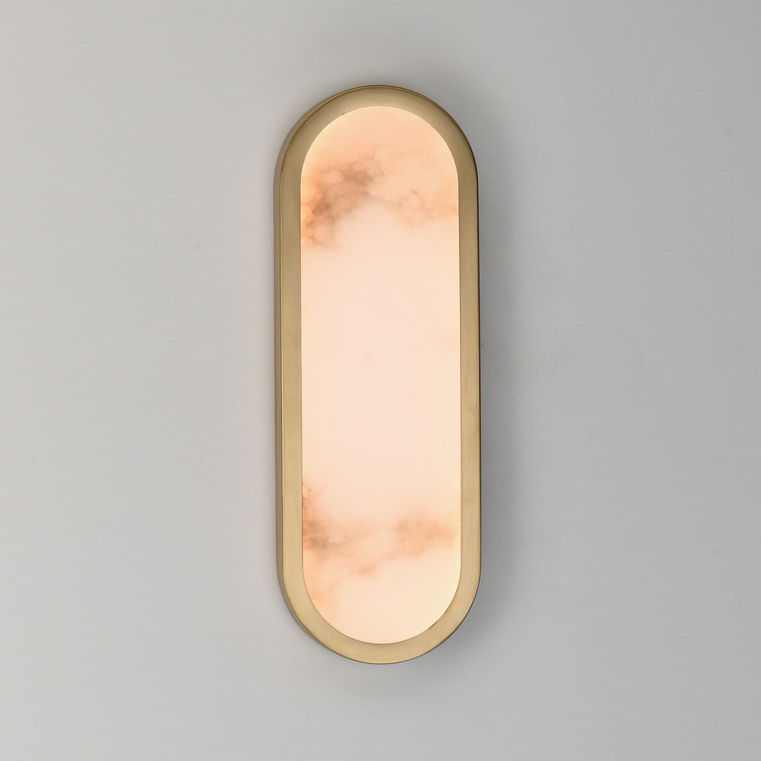 Plinth 15 LED Alabaster Wall Sconce by Studio M Lighting – lifestyle