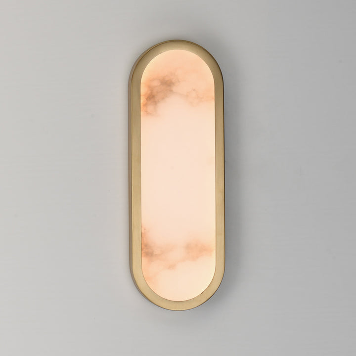 Plinth 15 LED Alabaster Wall Sconce by Studio M Lighting – lifestyle
