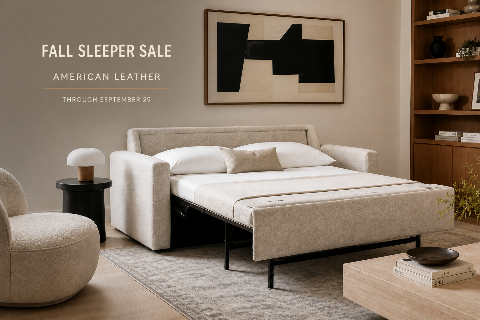 American Leather Fall Sleeper Sale through September 29