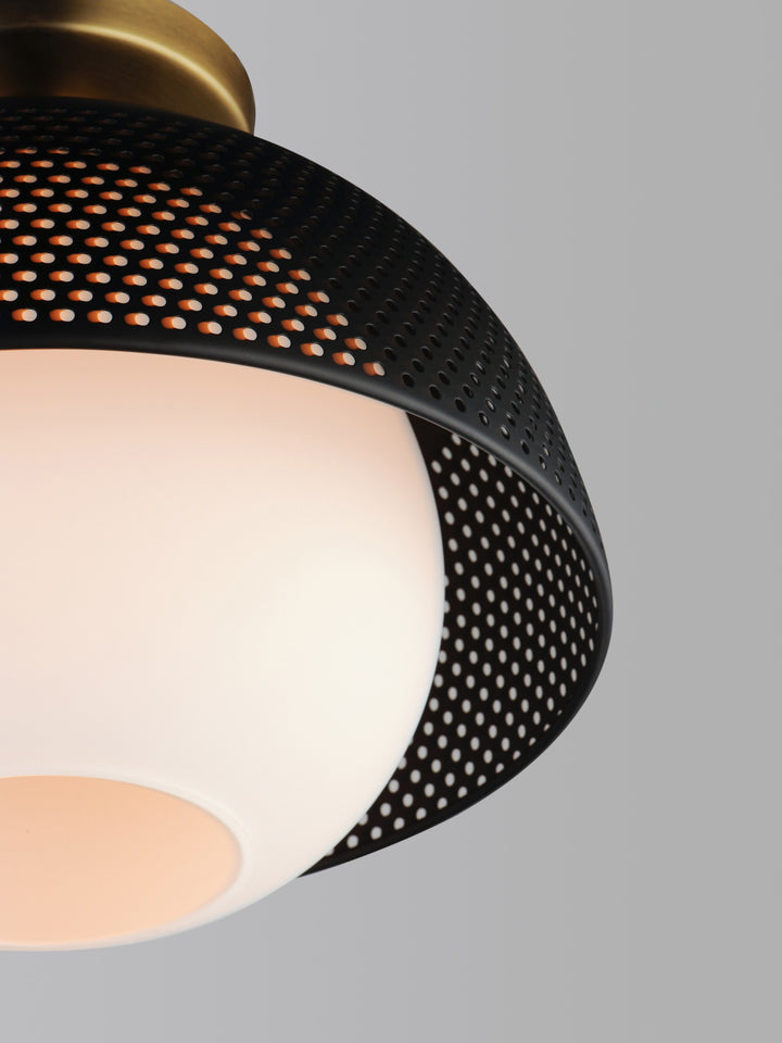 Perf Flush Mount by Studio M Lighting – lifestyle
