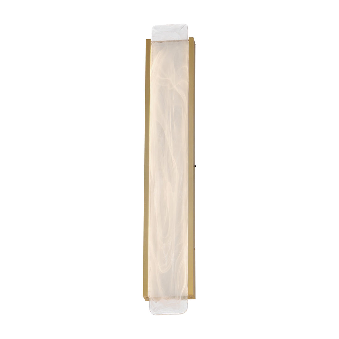 Celine 32 LED Bath Vanity by Studio M Lighting in Natural Aged Brass