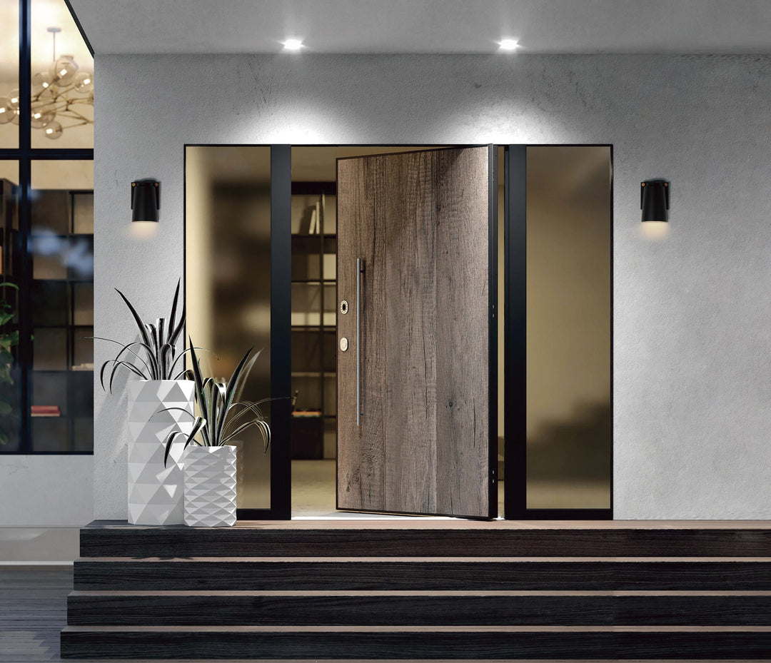 Rivet VX LED Outdoor Sconce by Studio M Lighting – lifestyle