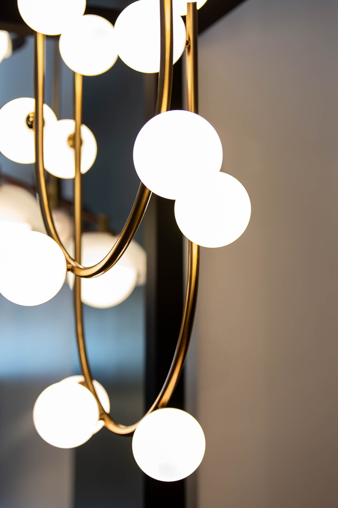 Contour 14-Light Fixed Stem Ceiling Light by Studio M Lighting – lifestyle