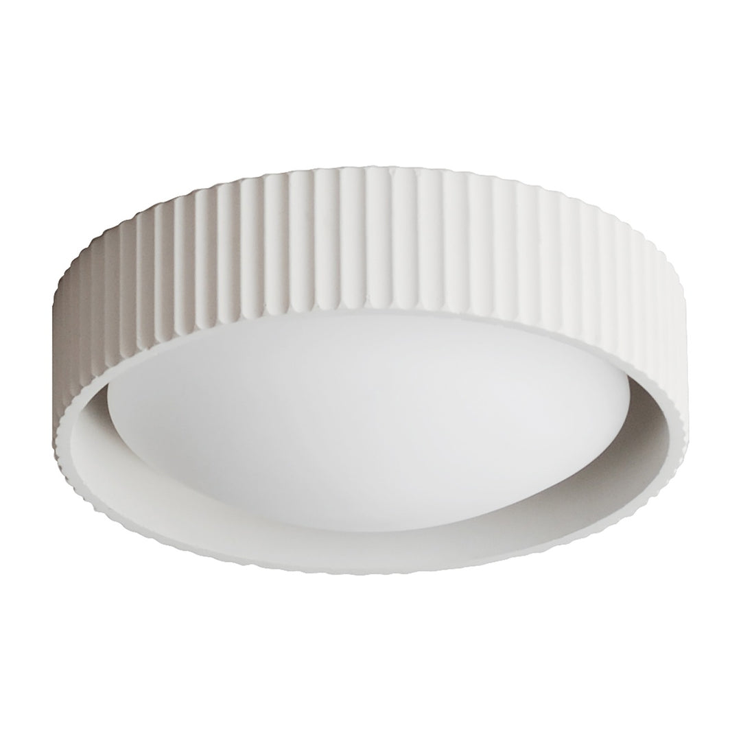Souffle 10 LED Flush Mount by Studio M Lighting in Chaulk White