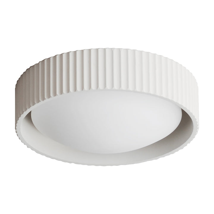 Souffle 10 LED Flush Mount by Studio M Lighting in Chaulk White