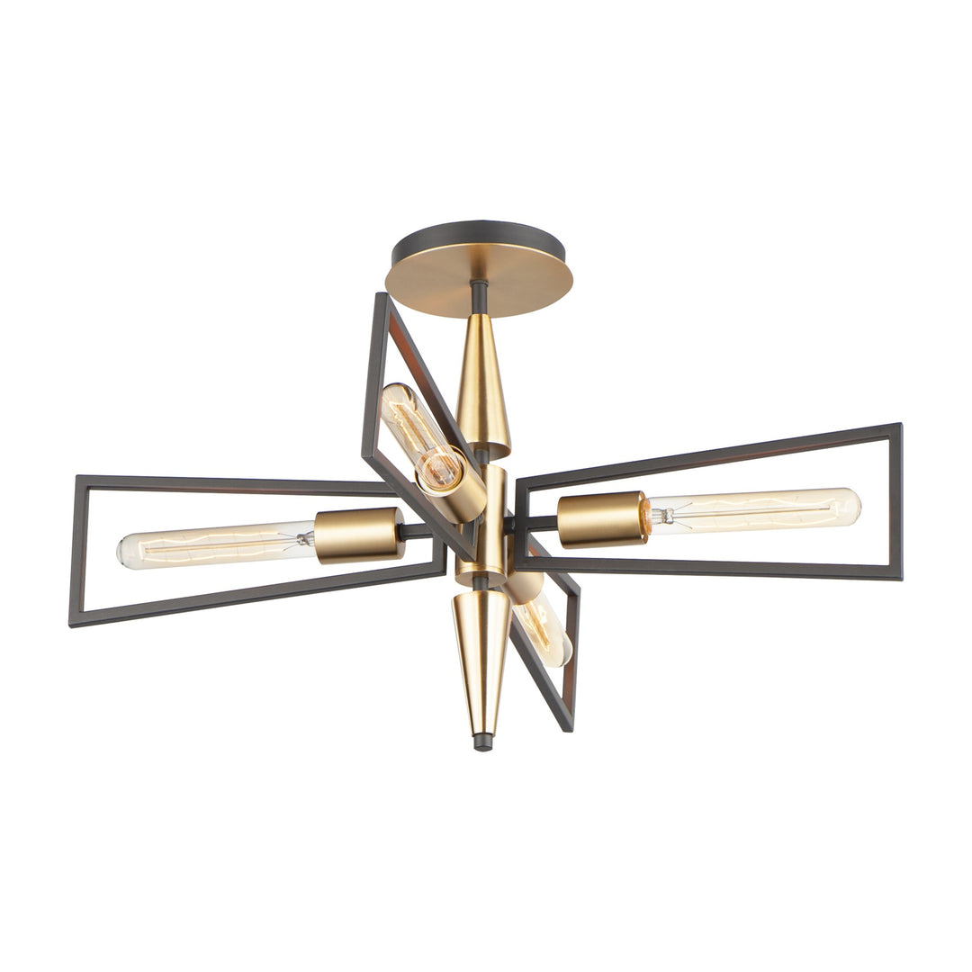 Wings 4-Light Flush Mount by Studio M Lighting