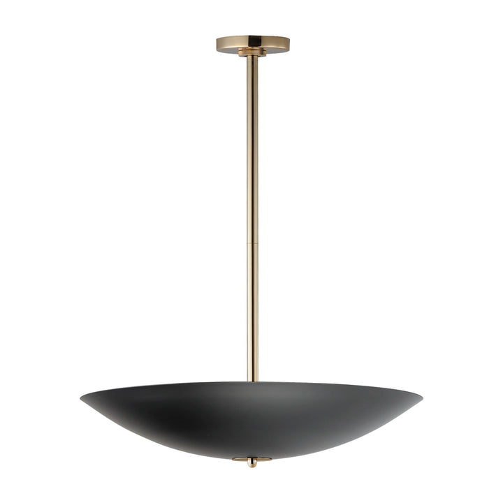 Vesta 24" LED Pendant/Semi-Flush by Studio M Lighting in French Gold