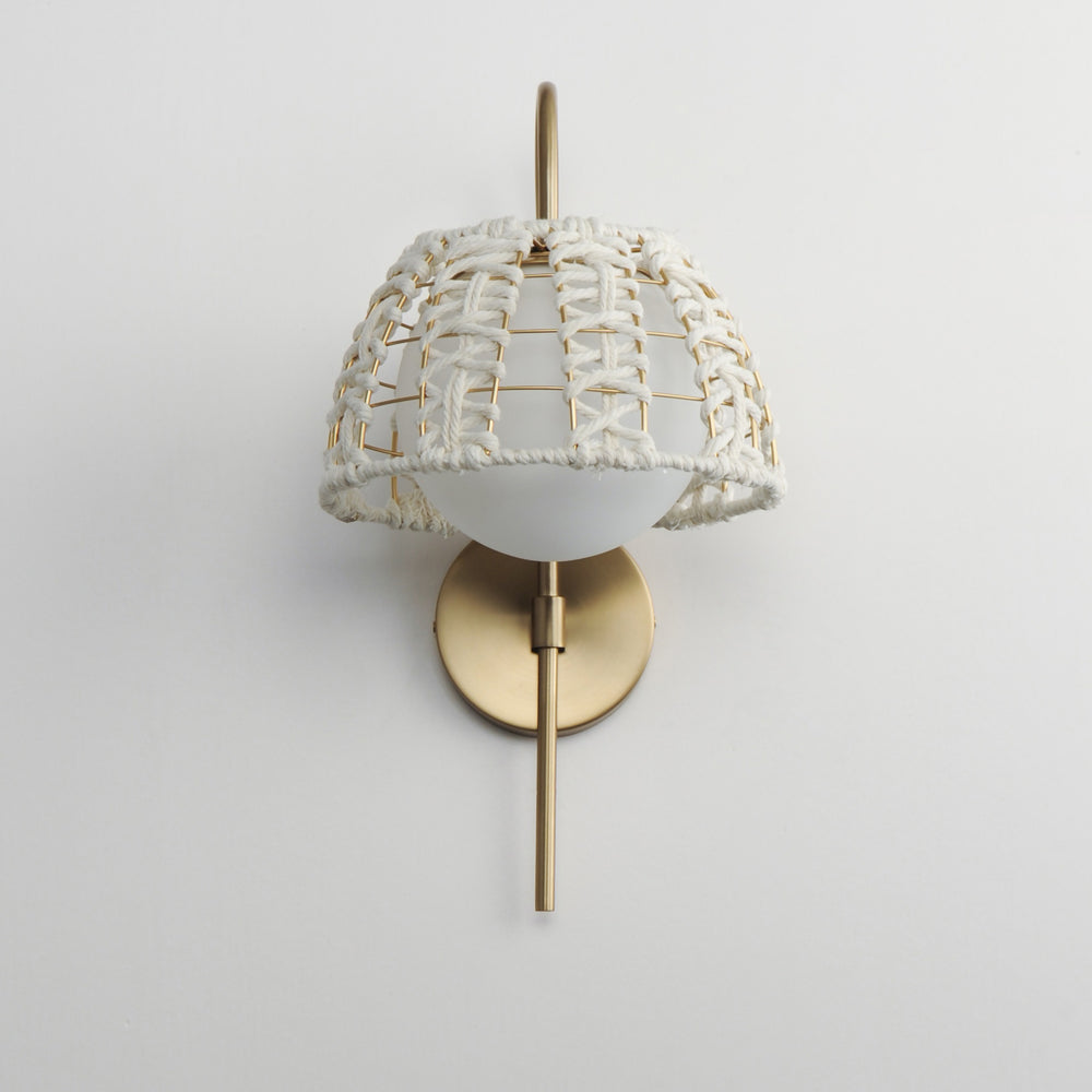 Macrame 1-Light Wall Sconce by Studio M Lighting – lifestyle
