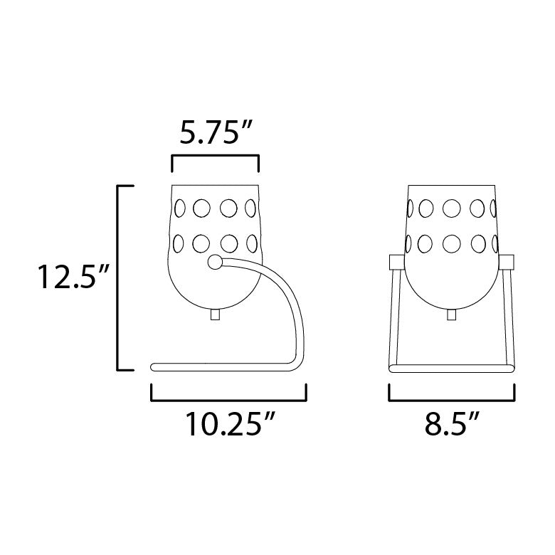 Dottie Desk Lamp by Studio M Lighting – line drawing
