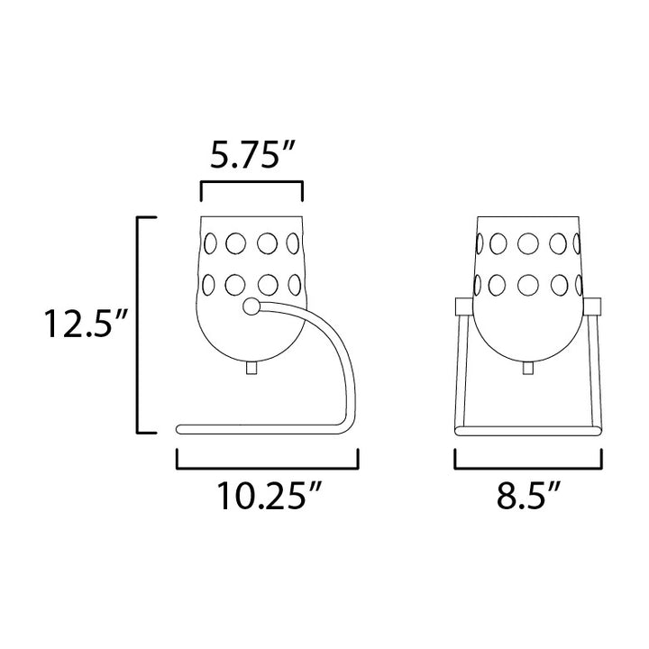 Dottie Desk Lamp by Studio M Lighting – line drawing