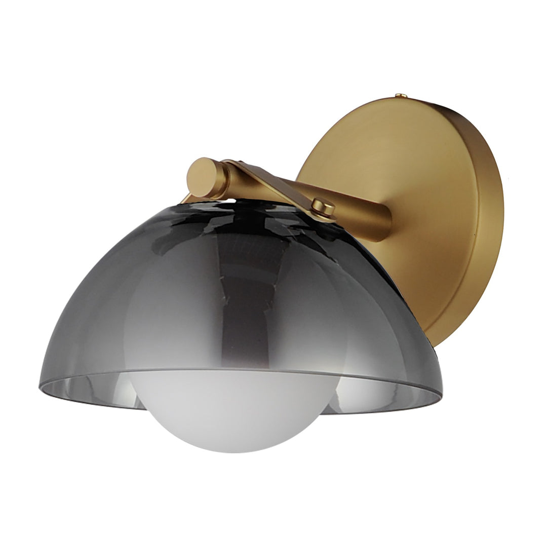 Domain 1-Light Wall Sconce by Studio M Lighting in Natural Aged Brass