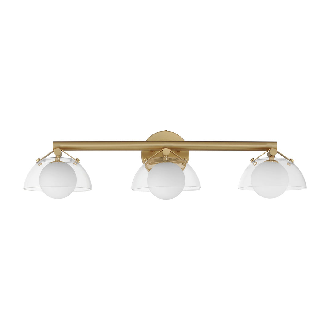 Domain 3-Light by Studio M Lighting in Natural Aged Brass