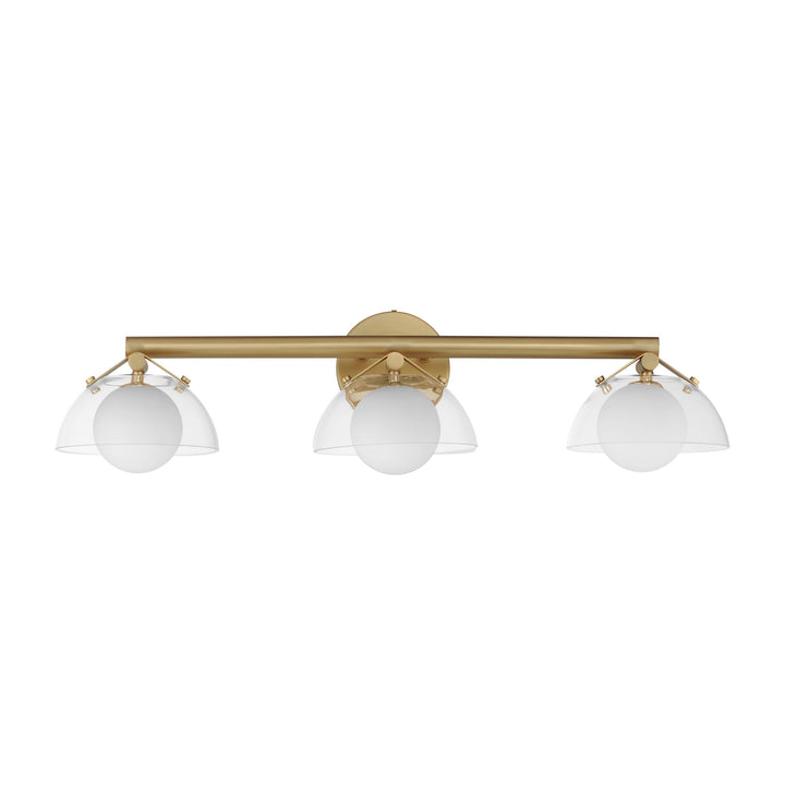 Domain 3-Light by Studio M Lighting in Natural Aged Brass