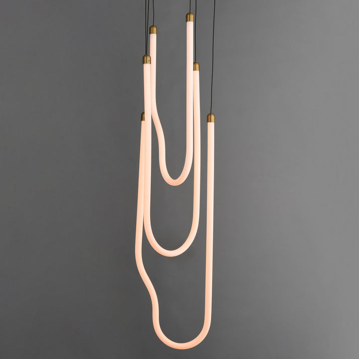 Soleil 3-Light LED Pendant by Studio M Lighting – lifestyle