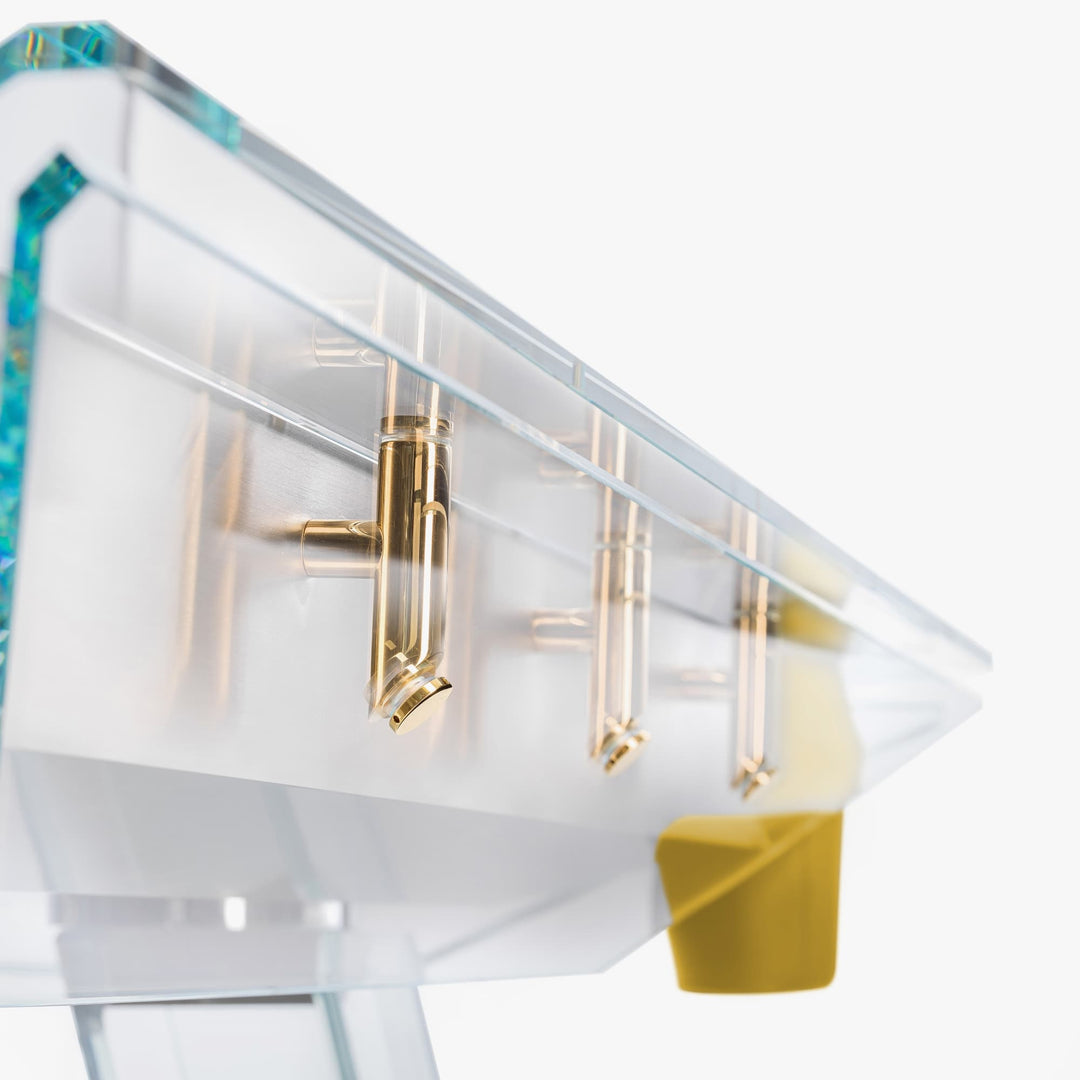 Filotto Tonino Lamborghini Edition Billiard Table by Impatia, Gold Edition detail
