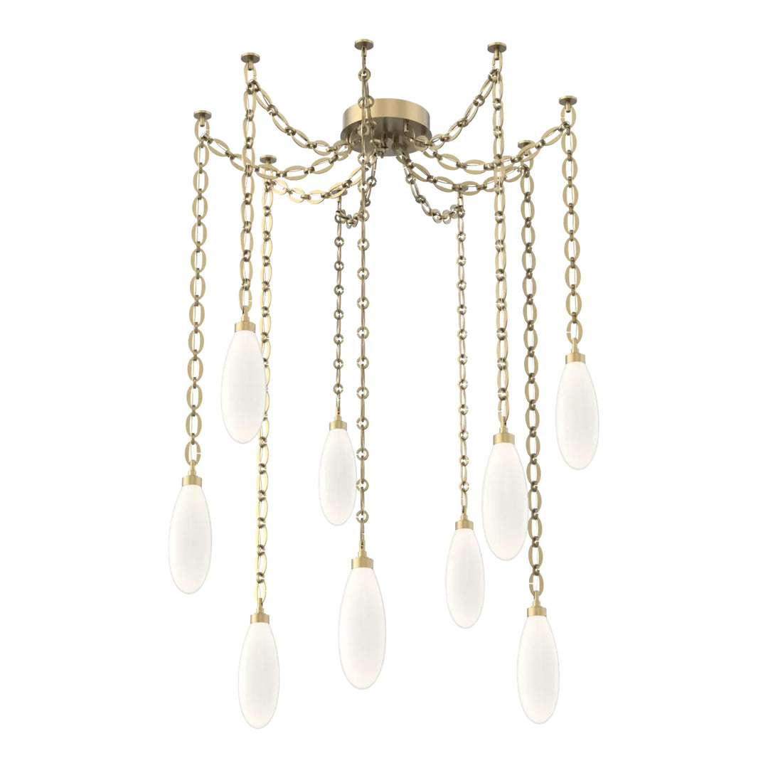 Fiori Swag Chandelier by Hammerton Studio on Oval Chain