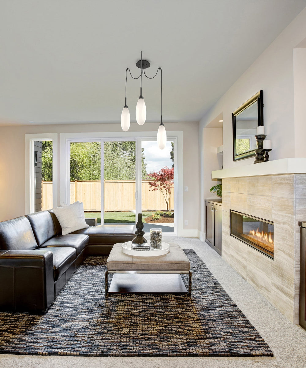 Fiori Swag Chandelier by Hammerton Studio in a styled interior