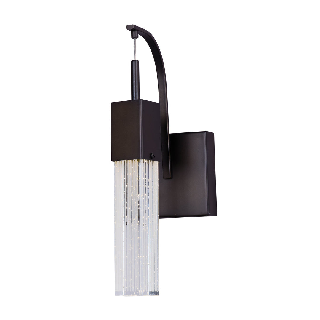 Fizz III 1-Light LED Wall Sconce by ET2 Lighting in Bronze, front view
