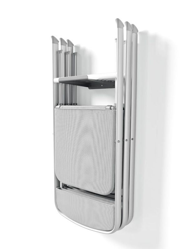 Flat Wall Hook for Folding Chairs by Connubia in a styled interior