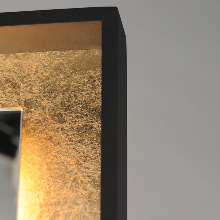 Floating 30" x 67" LED Free Standing Mirror by ET2 Lighting, styled view 2