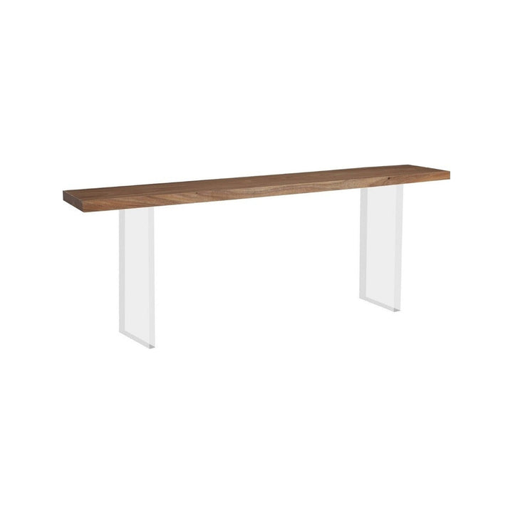 Floating Console Table with Acrylic Legs Phillips Collection