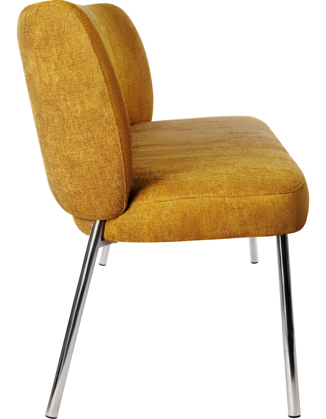 Fomo Chenille Dining Chair in Pineapple — product view on a white background