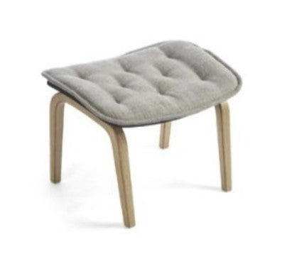 Bravo Flex matching footstool — light fabric