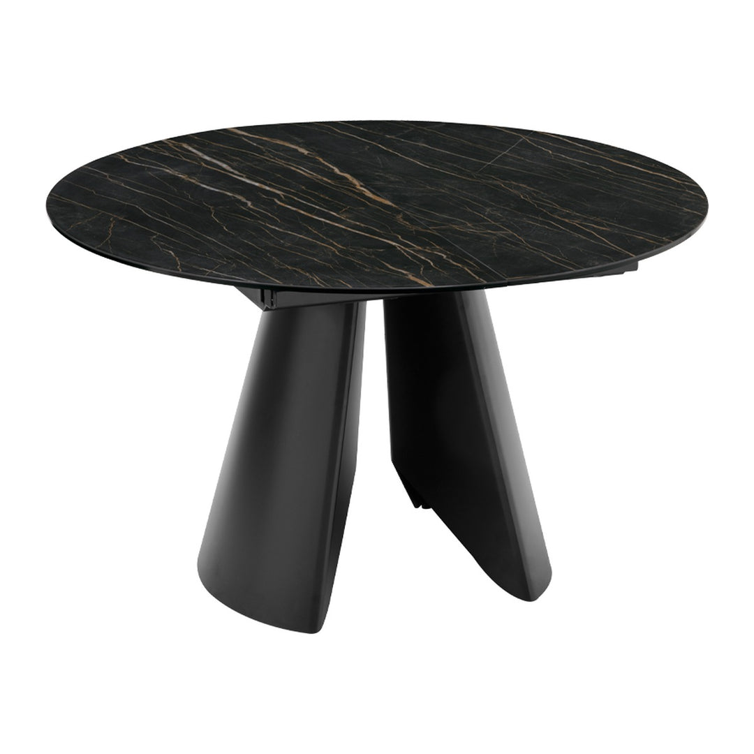 Frac Round Extendable Dining Table by Connubia, white background