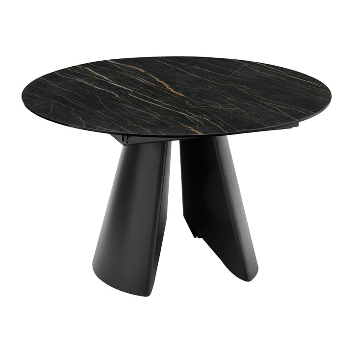 Frac Round Extendable Dining Table by Connubia, white background