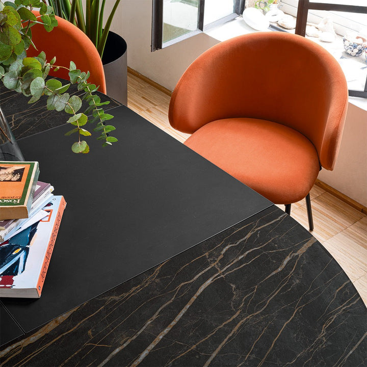 Frac Round Extendable Dining Table by Connubia detail view