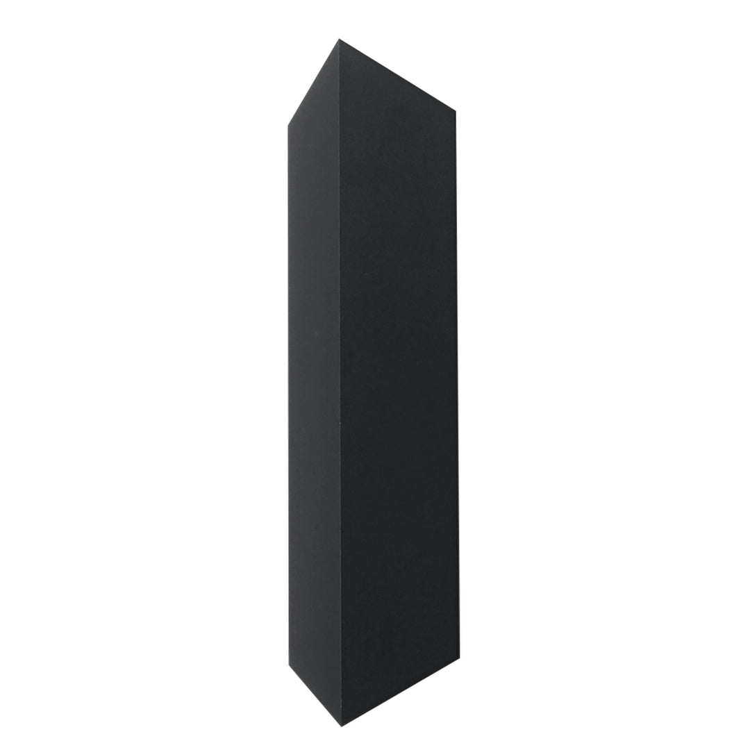 Fractal LED Outdoor Sconce (23.5" H) by ET2 Lighting in Black, front view
