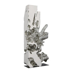 Freeform Sculpture White, Silver Leaf Phillips Collection