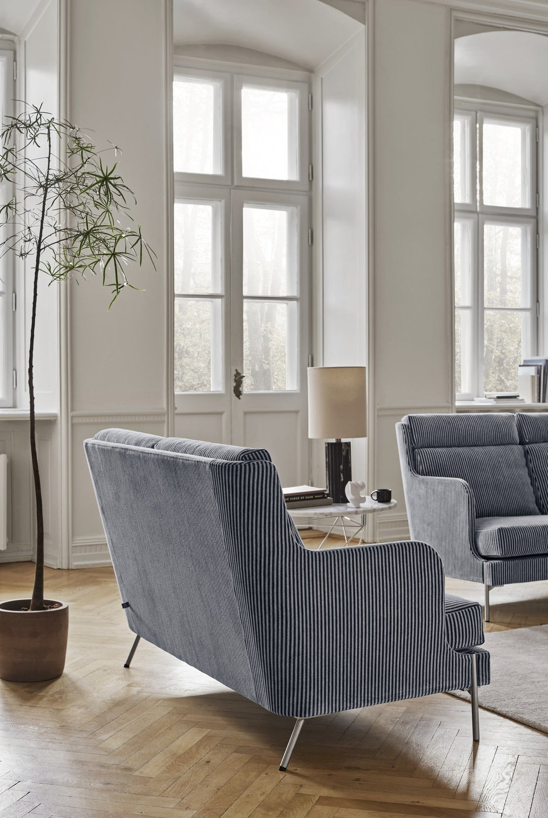 Funen High Back QuickShip by Eilersen — lifestyle/detail