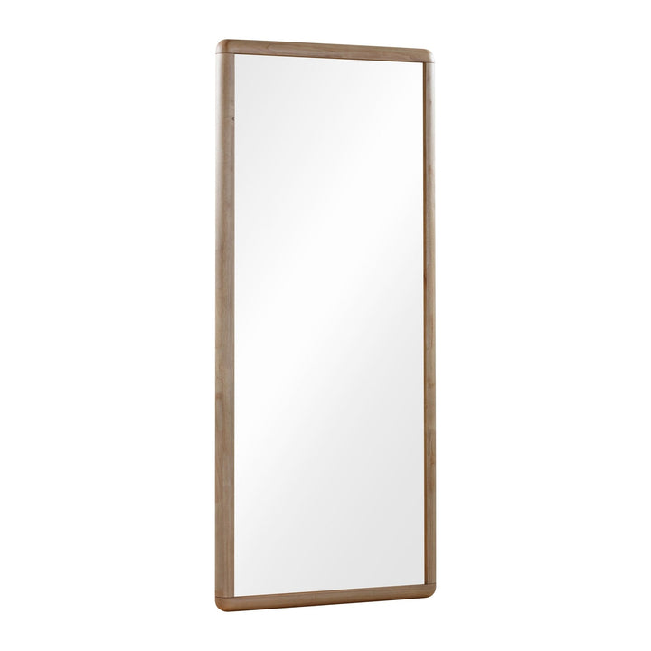 Furano Floor Mirror by Modus in Ginger — white background, angled view