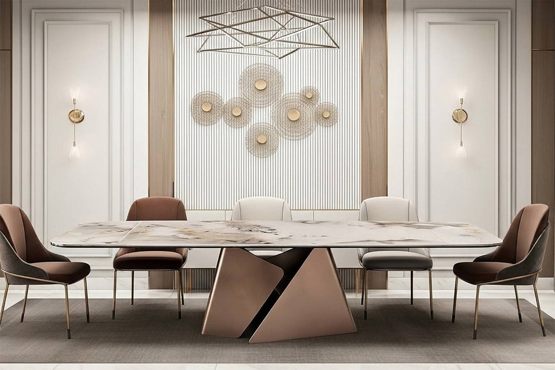 Fusion QuickShip extension dining table ambient view